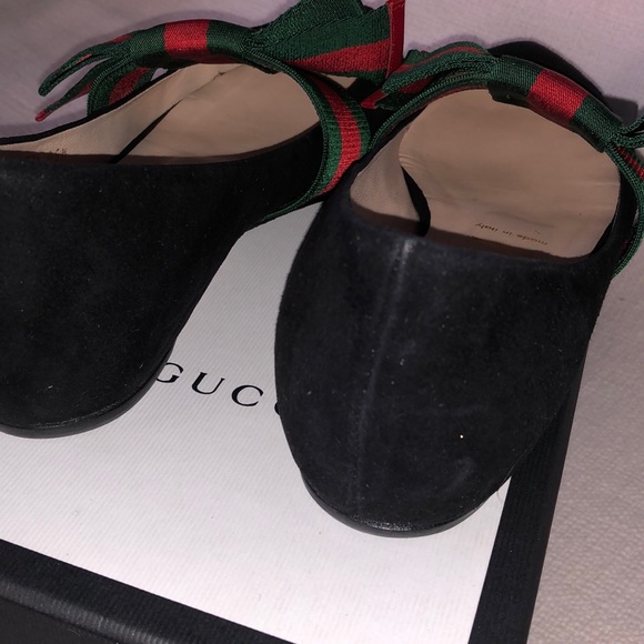 Gucci Bow Flats SZ 7.5 - Picture 7 of 9